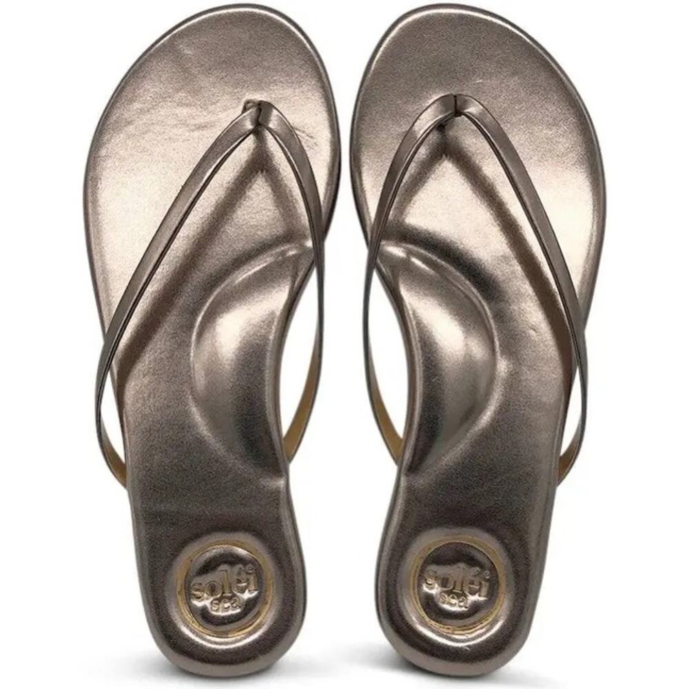 Solei Sea Indie Metallic Sandal / Pewter NEW
